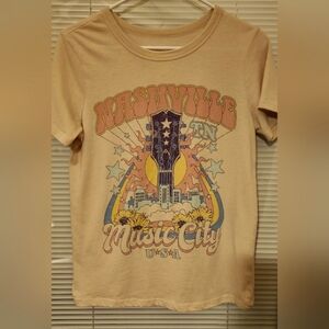 Women's Size XS Novelty Tee Shirt Nashville TN Music City 🇺🇸 USA BNWOT!.